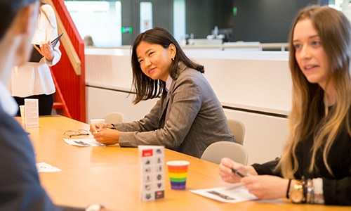 colleagues in a meeting